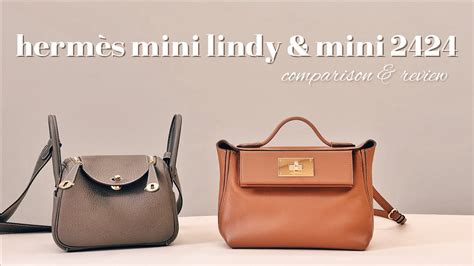 愛馬仕兩款天菜包! Hermes Mini 2424 & Mini Lindy Bag Review.